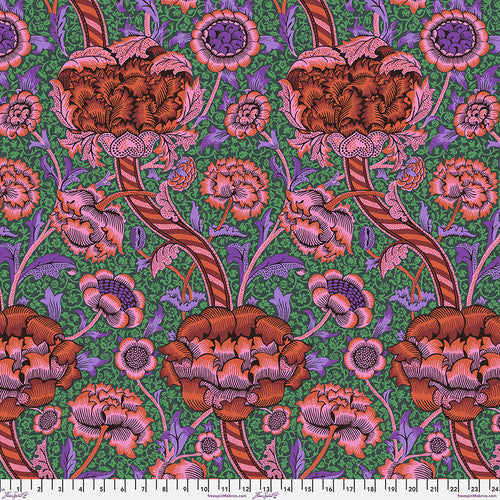 Wandle - Red || Kaffe x Morris & Co. -- Free Spirit Fabrics