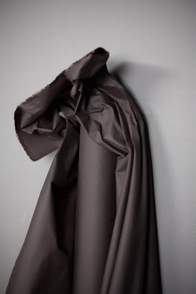 Rustic Brown Lightweight Oilskin -- Merchant + Mills