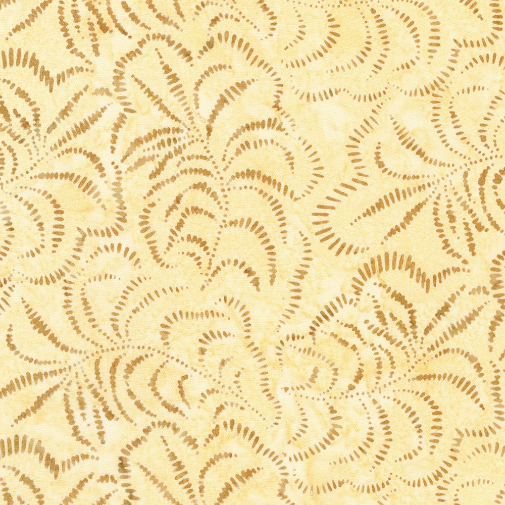 Ferns in Sand -- Artisan Batiks: Jungle Dreams --- Robert Kaufman Fabrics