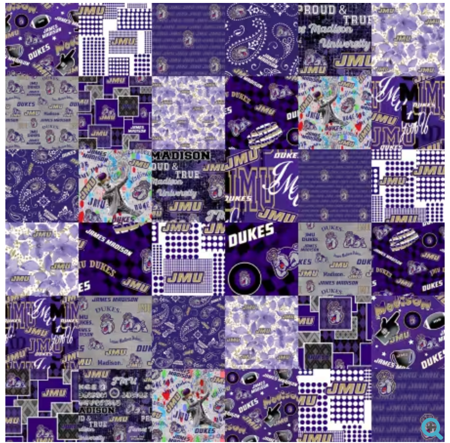 James Madison Collegiate Cheater Quilt