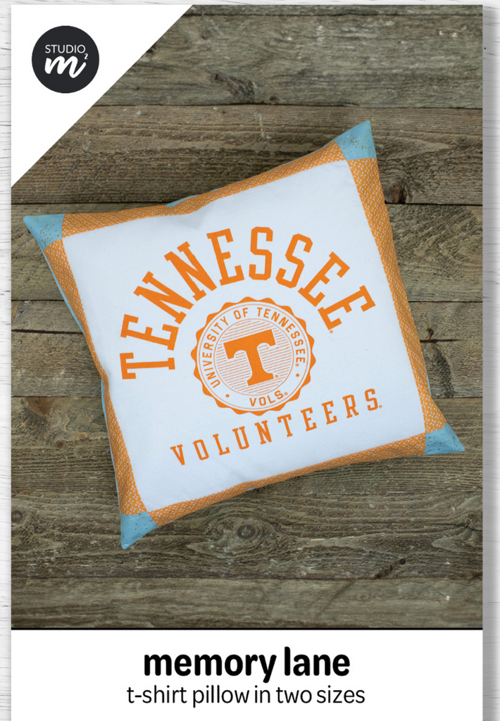 Studio M Squared - Memory Lane T-Shirt Pillow - by Studio M Squared Paper Sewing Pattern