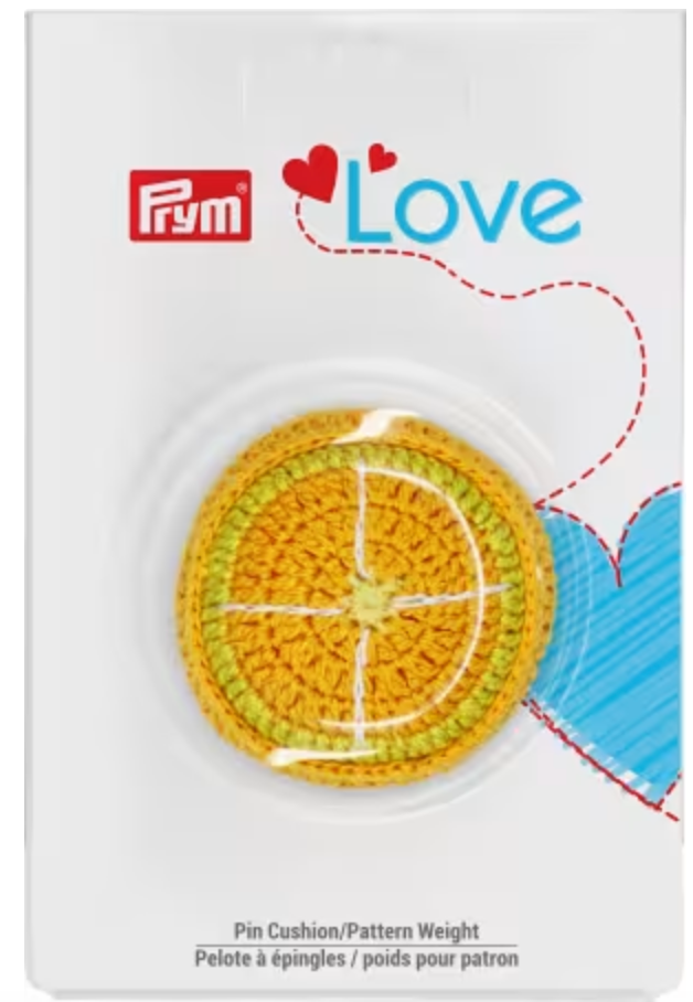 Prym Love Pin Cushion Pattern Weight Orange