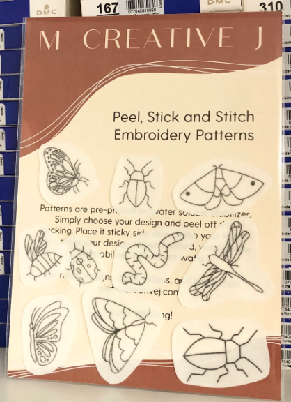 Bugs Embroidery Patterns - Stick and Stitch Insect Embroidery -- MCreativeJ