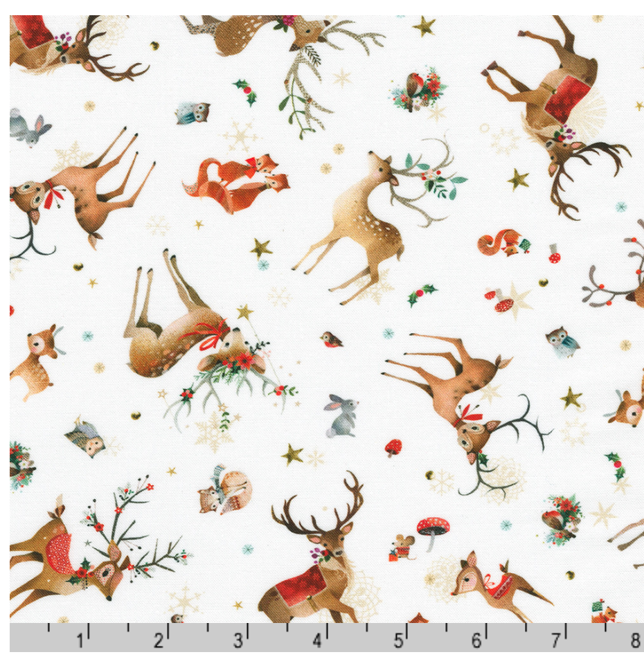 Deer in SNOW by Lynn Horrabin from Festive Fauna -- Robert Kaufman