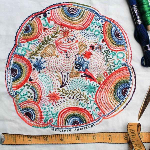 Disco Nap Embroidery Sampler