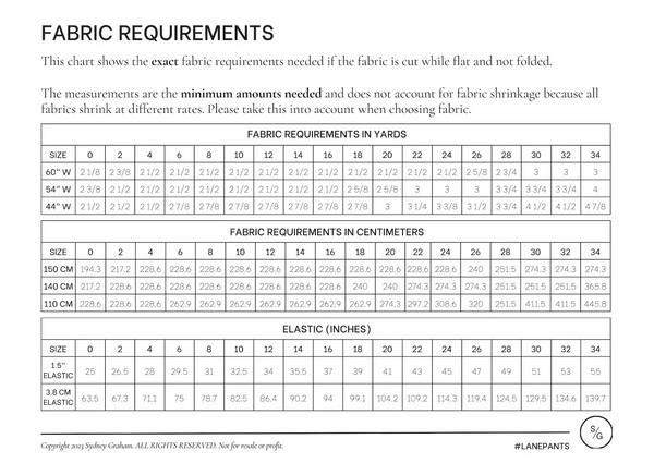 Lane Pants -- Advanced Beginner/Intermediate Garment Making