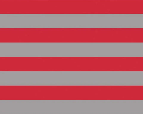 1" Inch Red and Grey Stripe For Riley Blake Designs