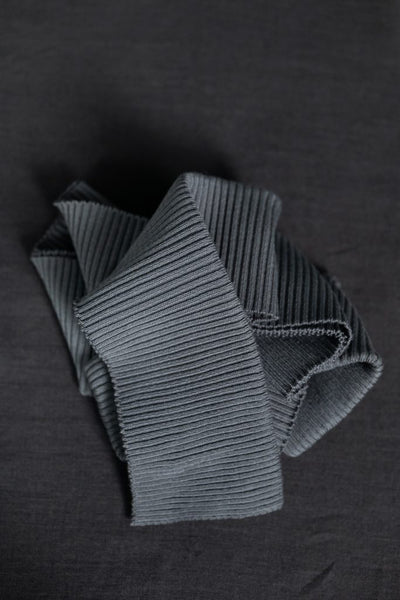 Petrol Chunky Organic Cotton Rib - Merchant & Mills Petrol Chunky Organic Cotton Rib - Merchant & Mills