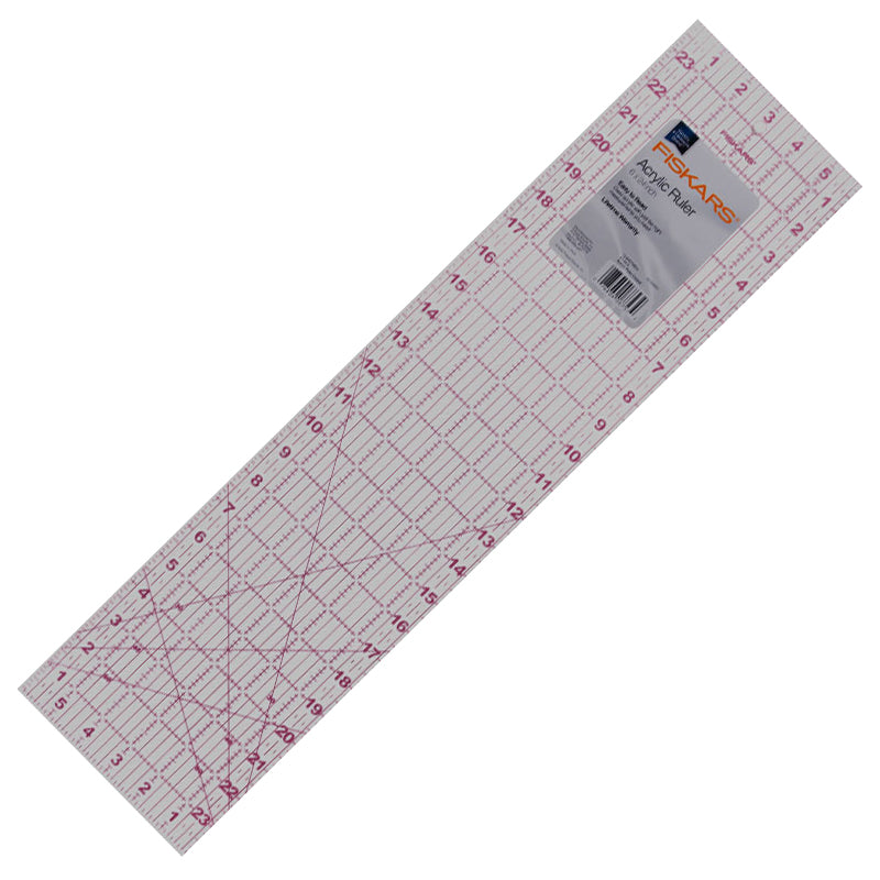 Fiskars Easy To Read Ruler 6x24""