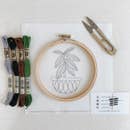 Rubber Tree Embroidery Kit -- Thistle & Thread Design