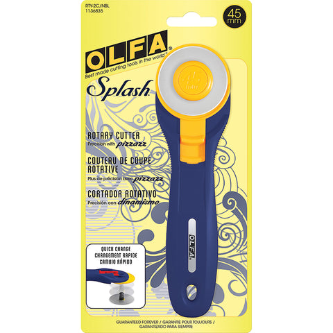 Olfa Splash Rotary Cutter Navy