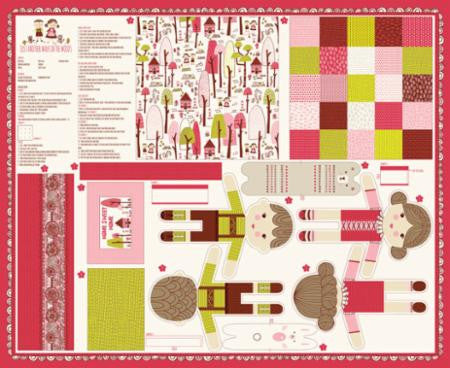 Just Another Walk in the Woods Cut & Sew Doll-- Stacy Iest Hsu for Moda Fabrics