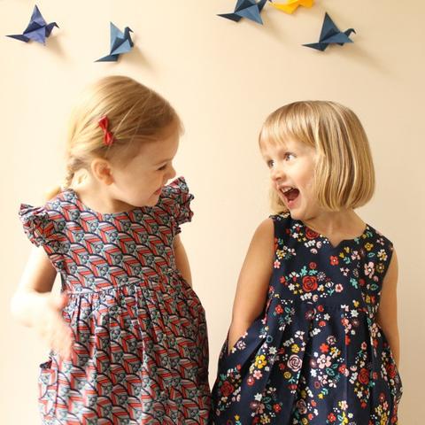 Geranium Dress Pattern (0-5T) -- Made by Rae