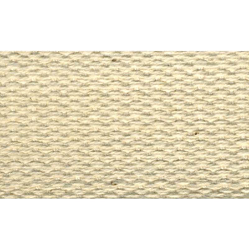 1" Cream 100% Cotton Webbing