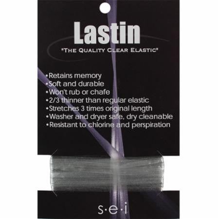 SEI Lastin Clear Elastic 1/4 7yd