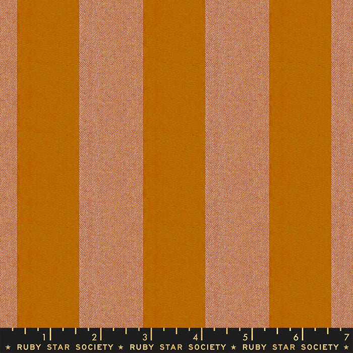 Stripe in Saddle -- Warp & Weft Heirlooms Wovens -- Alexia Abegg for Ruby Star Society -- Moda Fabrics
