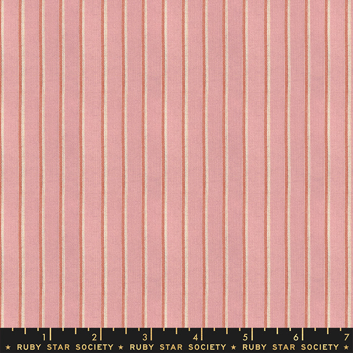 Skinny Stripe in Lavender-- Warp & Weft Heirlooms Wovens -- Alexia Abegg for Ruby Star Society -- Moda Fabrics