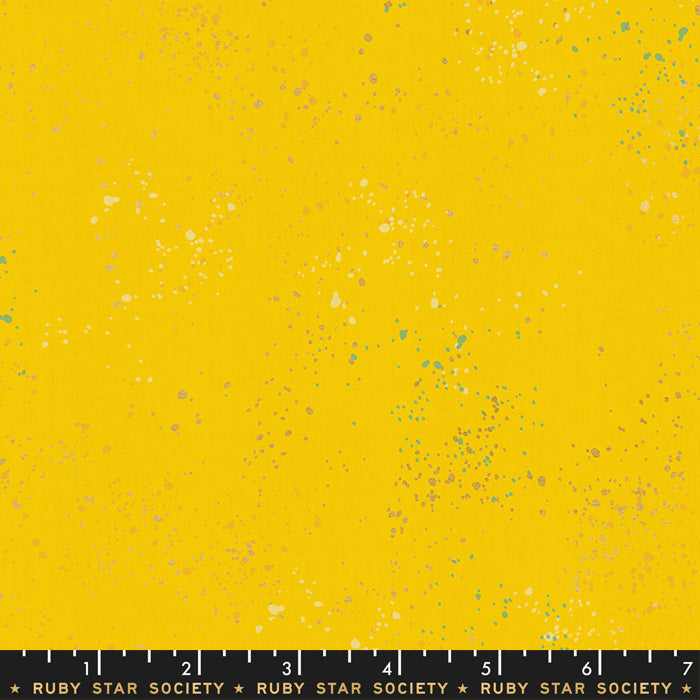 Speckled Metallic Sunshine -- Basics -- Ruby Star Society for Moda Fabrics