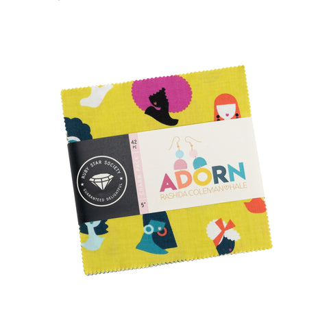 Adorn Charm Pack -- Rashida Coleman Hale -- Ruby Star Society -- Moda Fabrics