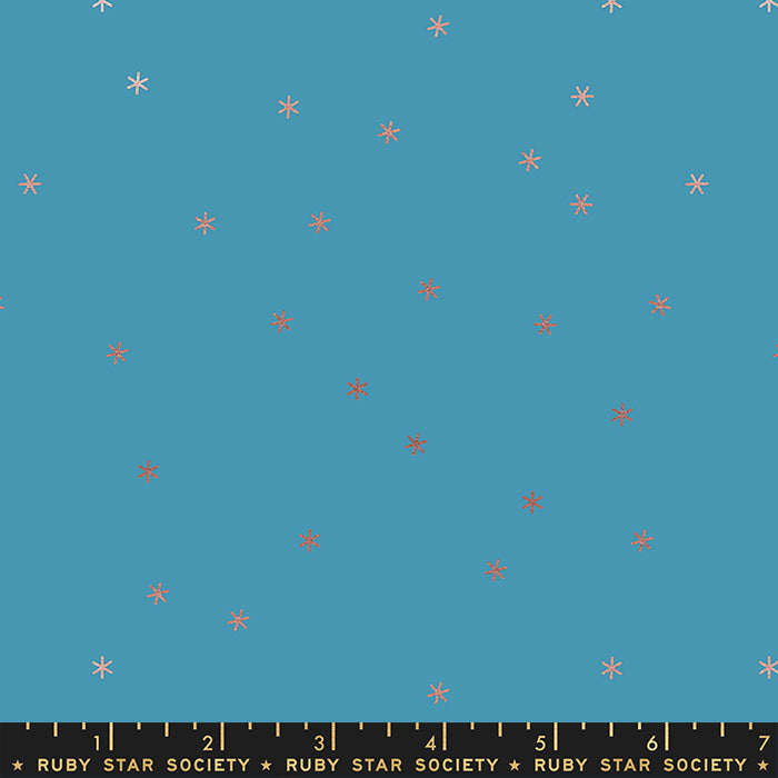 Spark in Metallic Vintage Blue -- Melody Miller for Ruby Star Society -- Moda Fabric