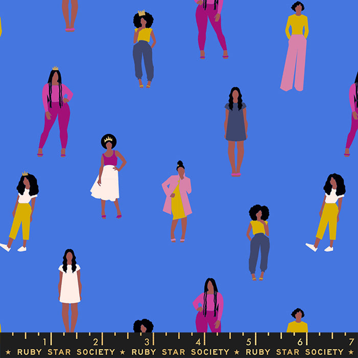 Fashion Queen in Royal Berry --- Reign Her Majesty by Rashida Coleman-Hale for Ruby Star Society -- Moda Fabric