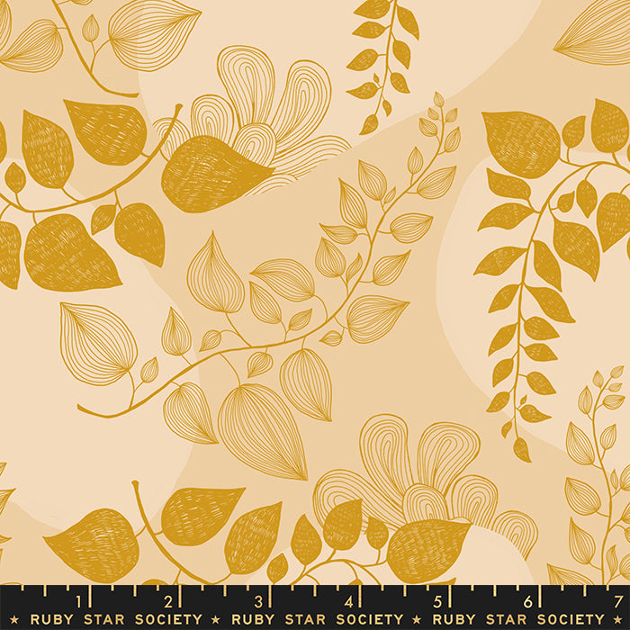 Climbing Branches in Cactus --- Unruly Nature by Jen Hewett for Ruby Star Society -- Moda Fabric