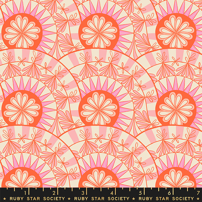 Hibiscus in Balmy -- Camellia by Melody Miller for Ruby Star Society -- Moda Fabric
