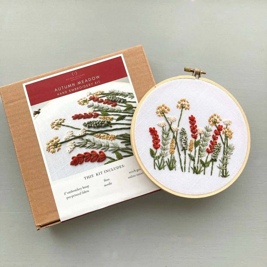 Embroidery KIT - Autumn Meadow
