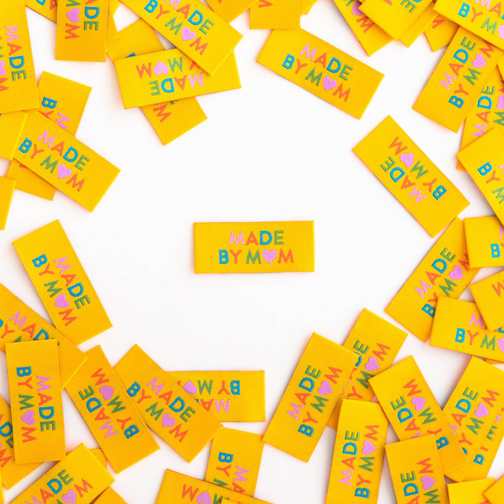Made by Mom Woven Labels - Sewing Woven Clothing Tags