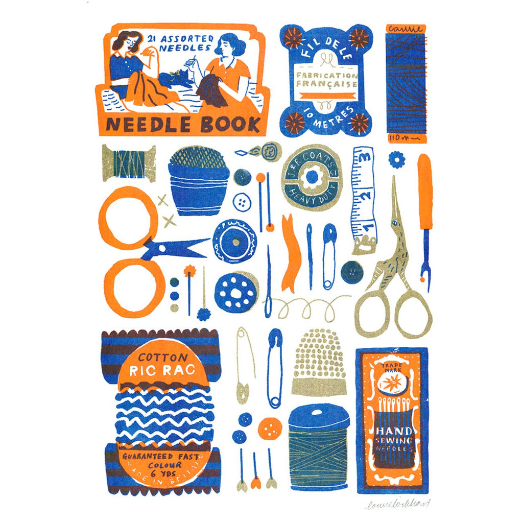 A3 Sewing Collection Riso Print