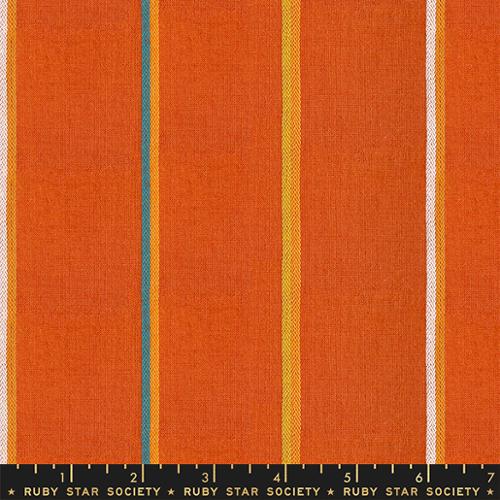 Linework Lightweight Stripes in Pecan -- Warp & Weft Moonglow -- Alexia Abegg for Ruby Star Society -- Moda Fabrics
