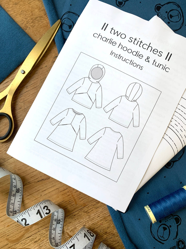 Charlie Hoodie & Tunic Sewing Pattern for Childrenswear