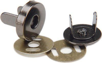 Clover Bags & Totes 1/2" Snap Closure, Black Nickel