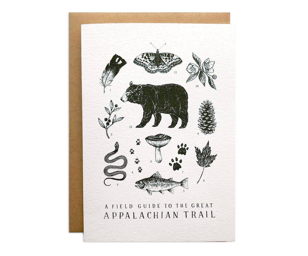 Appalachian Trail Field Guide Greeting Card