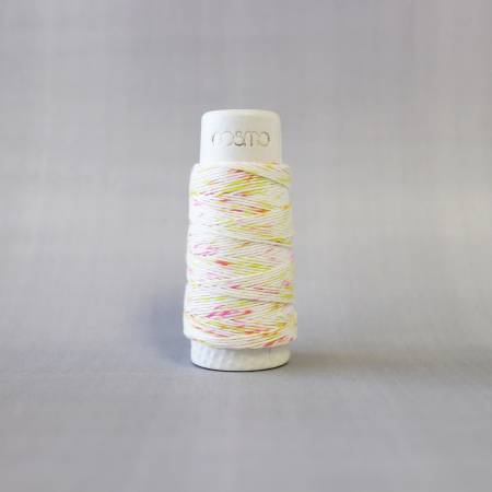 Hidamari Sashiko Thread -- Shaved Ice pink Yellow