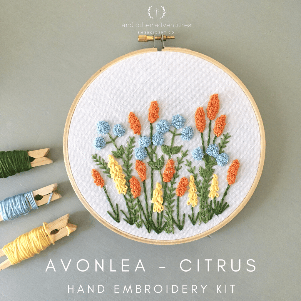 Embroidery Kit - Avonlea in Citrus