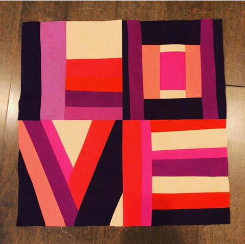Improv Four Letter Word Quilts