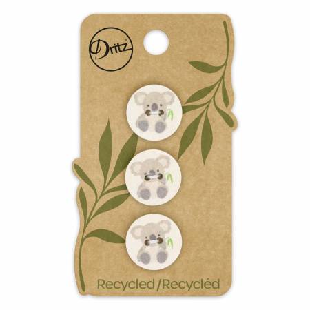 Button Koala Natrual 18mm -- Dritz