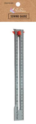 EverSewn Seam Gauge Ruler with Sliding Marker