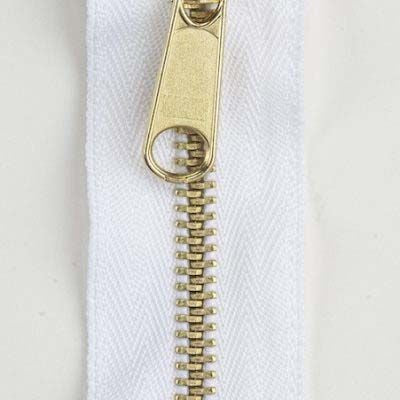 Reversible Jacket Zipper - 20", White -- Coats & Clark
