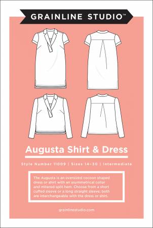 Augusta Shirt and Dress Size 14-30 -- Grainline Studios