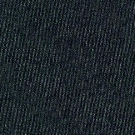 Indigo Black Washed Denim -- Robert Kaufman