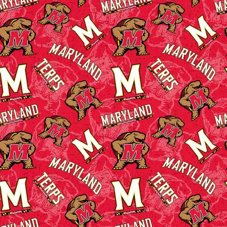 NCAA-Maryland Terrapins Tone on Tone Cotton