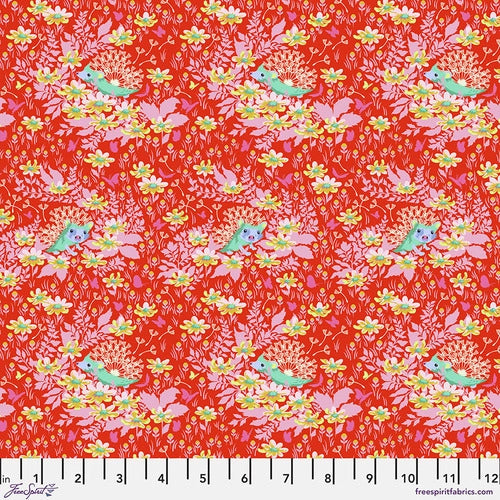 Who's Your Dandy in Glow -- Tiny Beasts by Tula Pink -- Free Spirit Fabrics