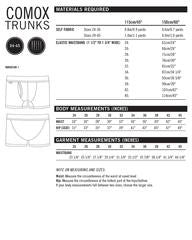 Comox Trunk Sewing Pattern by Thread Theory