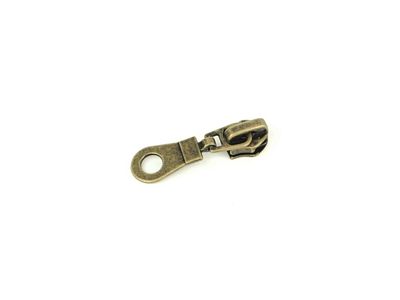 Donut #5 Zipper Sliders - Antique Brass -- Sallie Tomato