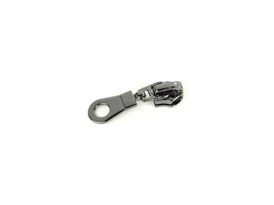 Donut #5 Zipper Sliders - Gunmetal -- Sallie Tomato