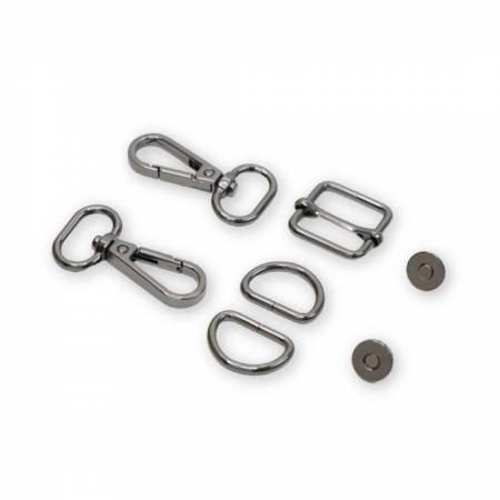 Level 4 Basic Hardware Kit 3/4in Gunmetal -- Sallie Tomato