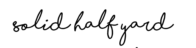 Assorted Solid Half Yard Cut