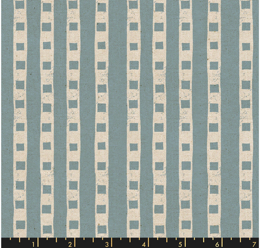 Modern Geometric in Sky Canvas -- Vessel by Alexia Abegg for Ruby Star Society -- Moda Fabric